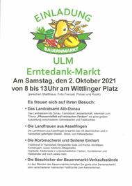 Plakat Erntedank